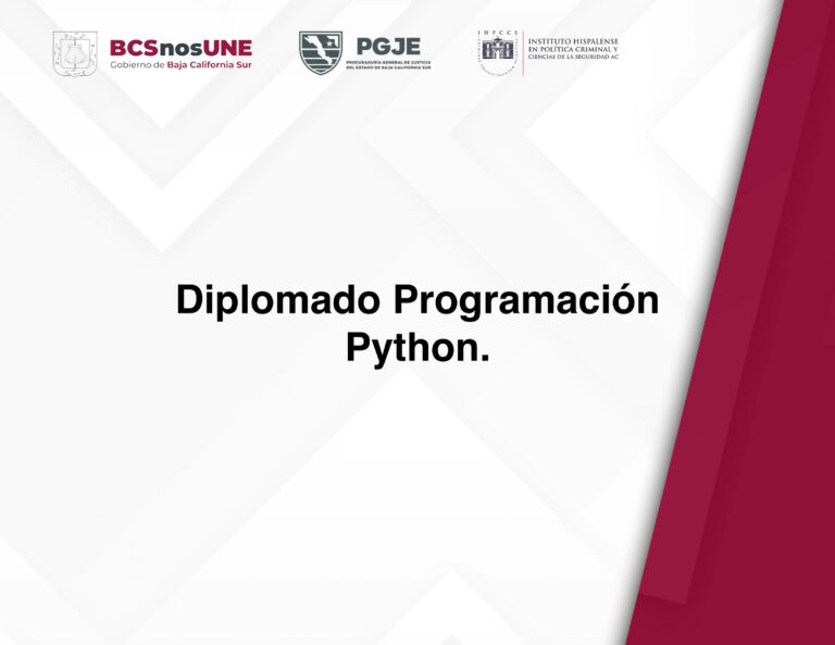 Diplomado Programación Python.