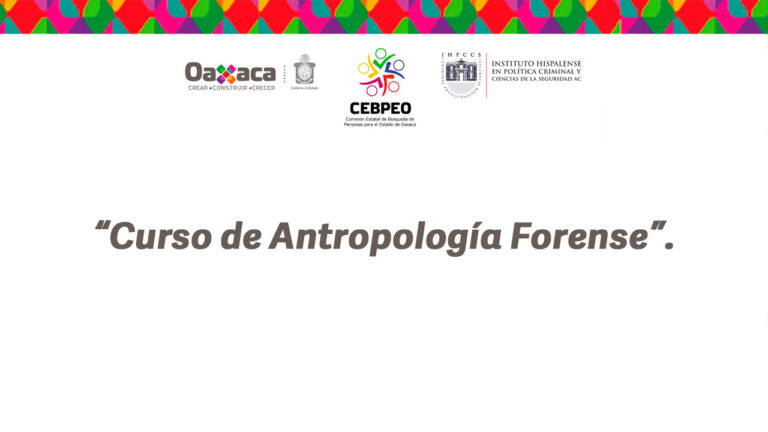 Curso de Antropología Forense.